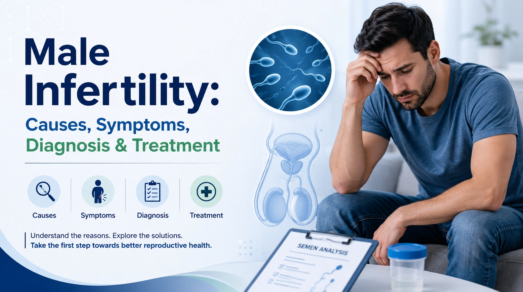 Male Infertility: Causes, Symptoms, Diagnosis & Treatment