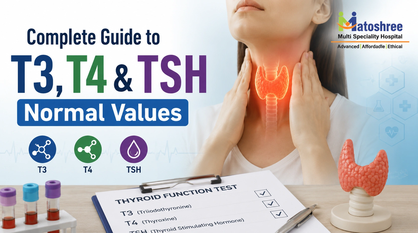 Thyroid Normal Range: Complete Guide to T3, T4 & TSH Normal Values